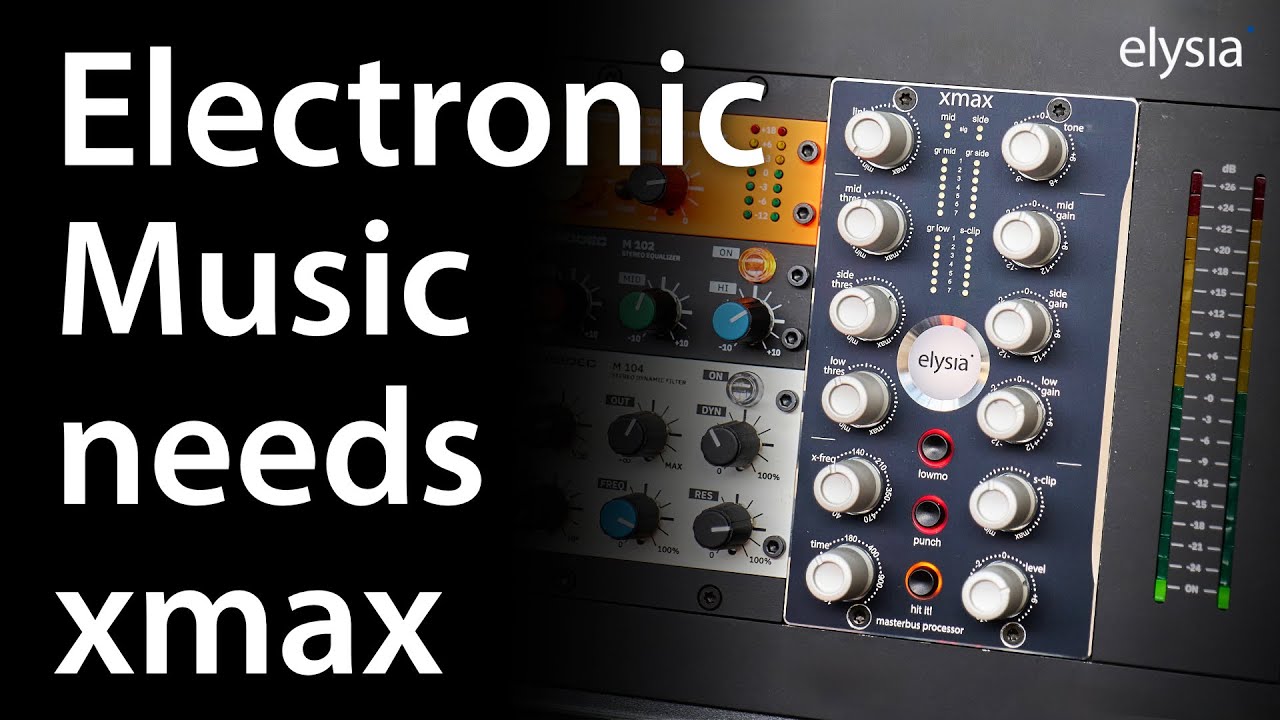 elysia xmax on Electronic Music with legendary Analog Synthesizers