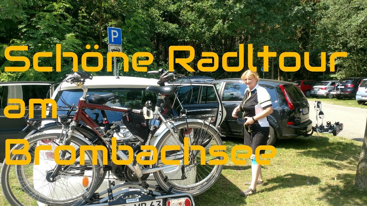 Radtour am Brombachsee im fränkischen Seenland bei Gunzenhausen und Pleinfeld