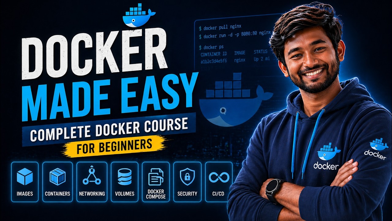 Docker — это просто 🐳 | Полный курс Docker для начинающих (введение)