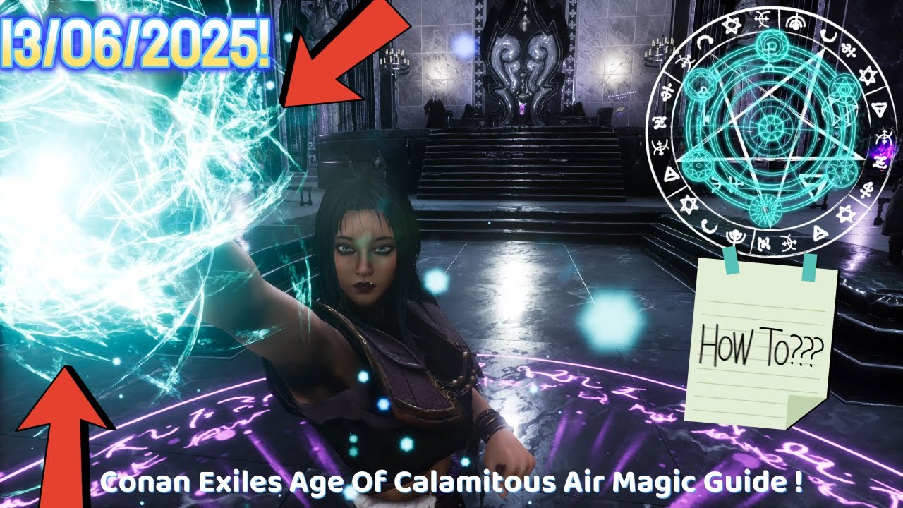 Conan Exiles Age Of Calamitous Air Magic Guide (How to unlock) (AOC Guide) (13/06/2025)