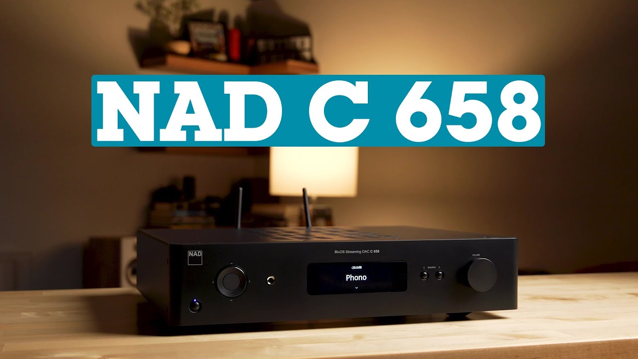 NAD C 658 BluOS network player/preamp/DAC | Crutchfield