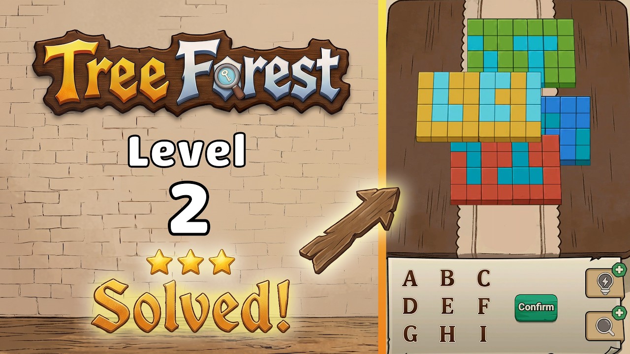 Tree Forest: Detective Words - Level 2 Walkthrough 🧩 | Full Solution & Gameplay! 🌲✨