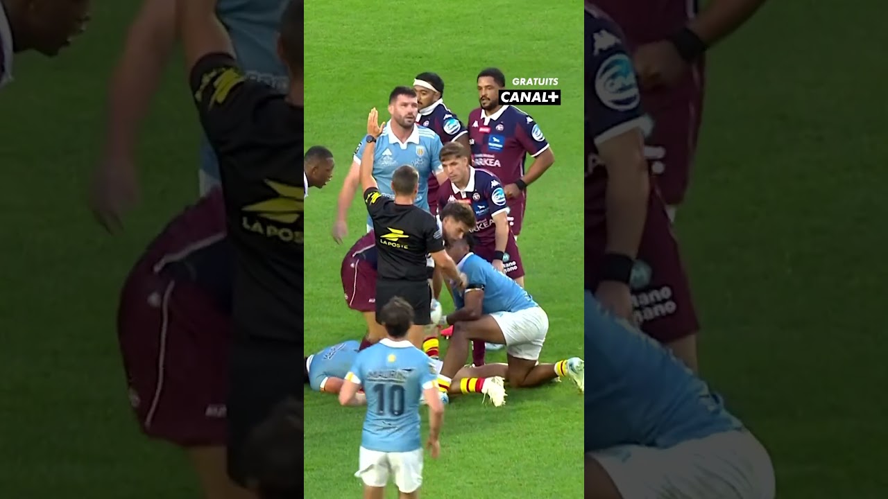 La superbe vista de Jalibert qui surprend toute la d&eacute;fense catalane 🤯 #top14 #rugby #sports