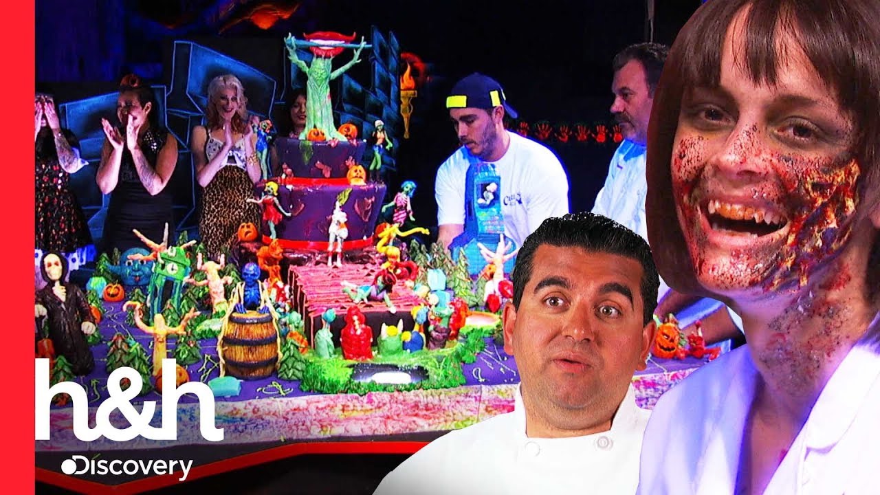 ¡Este pastel será aterrador, y brillará en la oscuridad! | Cake Boss | Discovery H&H