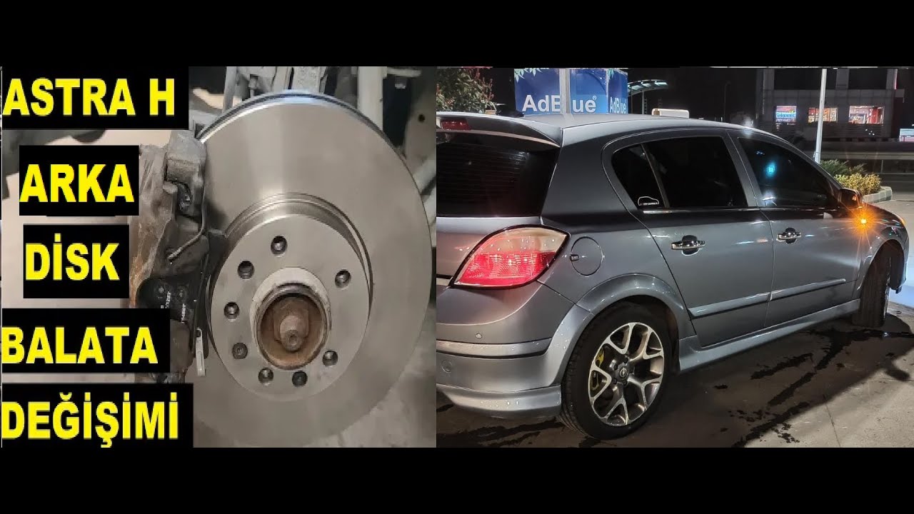 Opel Astra H Arka Disk ve Balata Değişimi Nasıl Yapılır.