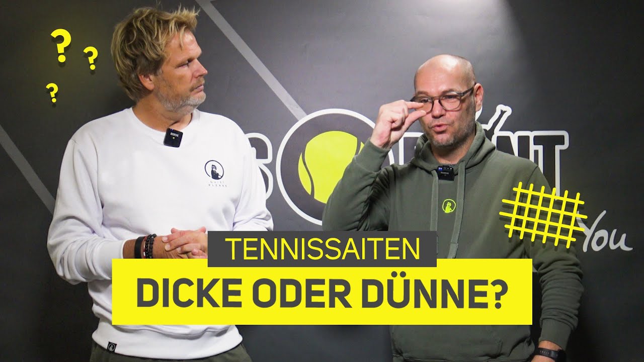 Dicke oder dünne TENNISSAITE? Vorteile, Nachteile & mehr! | Tennis einfach erklärt! | Tennis-Point