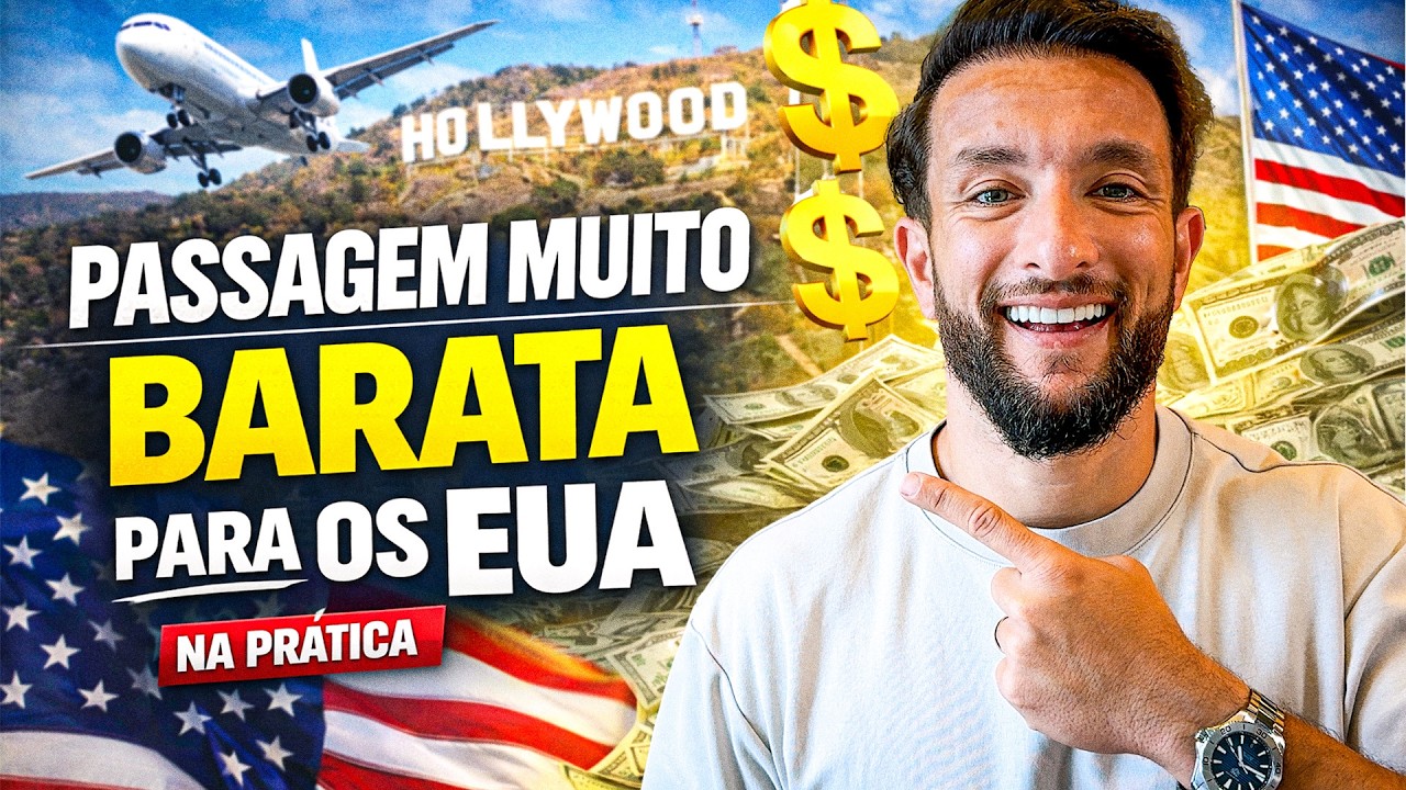 Como Emitir a PASSAGEM MAIS BARATA para os Estados Unidos | NA PRÁTICA