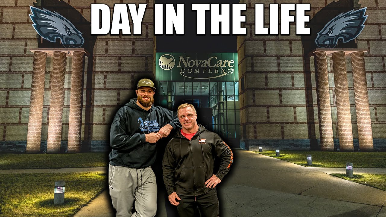 VLOG 8 - Lane Johnson Interview Workouts Food & *MORE*
