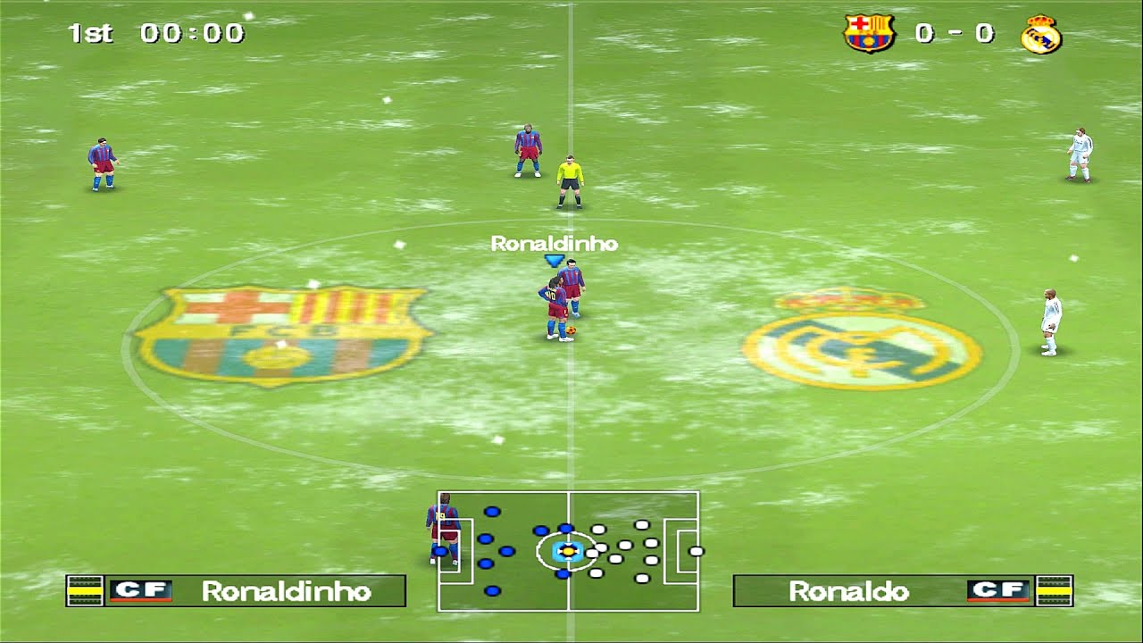Winning Eleven 10 — «Барселона» против «Реал Мадрид» | PS2