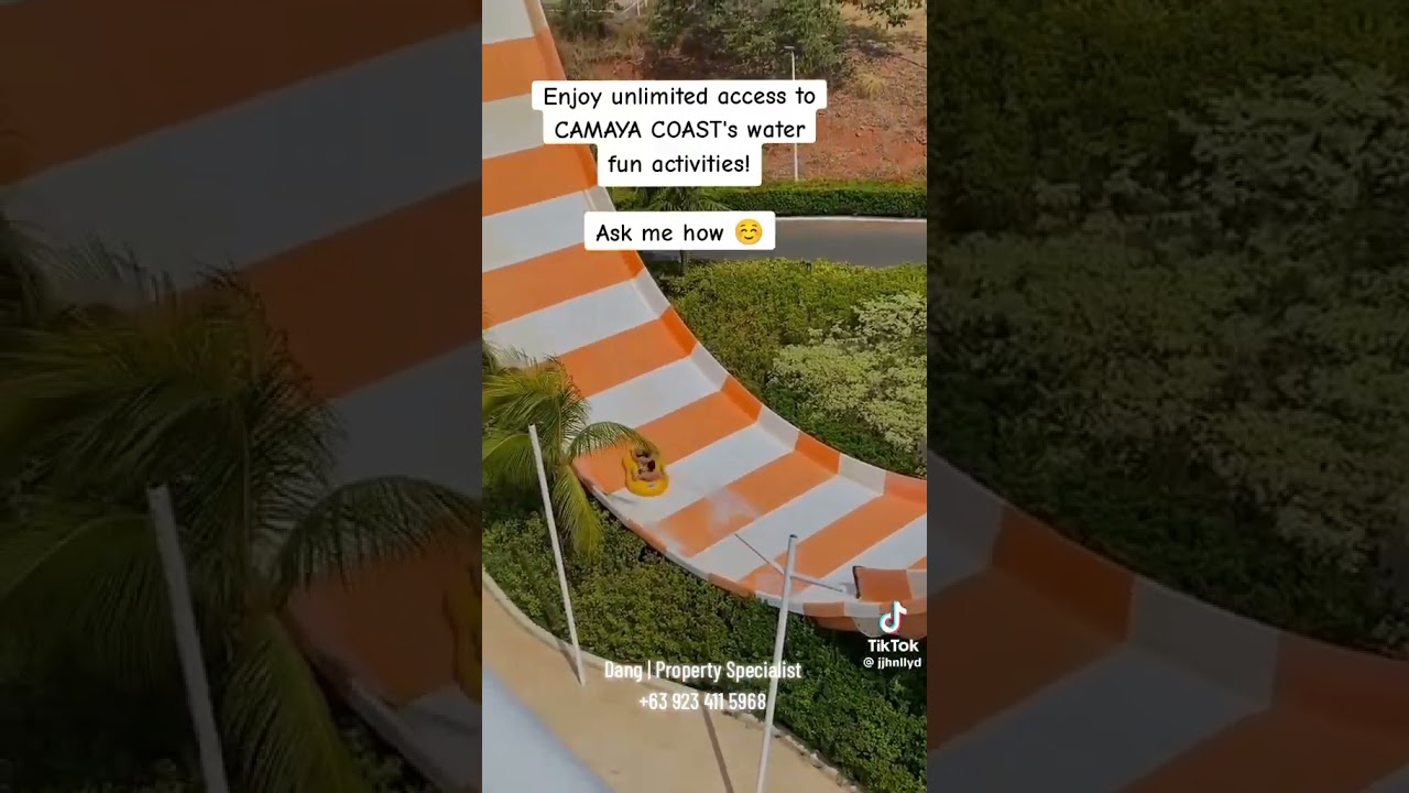FREE ACCESS TO AQUA FUN in Camaya Coast #travel #investment #bataanproperties #propertyinvestment