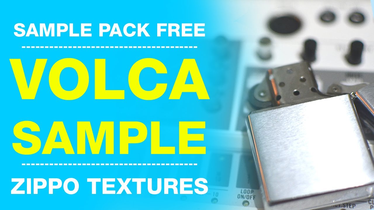 FREE DRUM KIT / SAMPLE PACK - KORG VOLCA SAMPLE ZIPPO TEXTURES LOFI