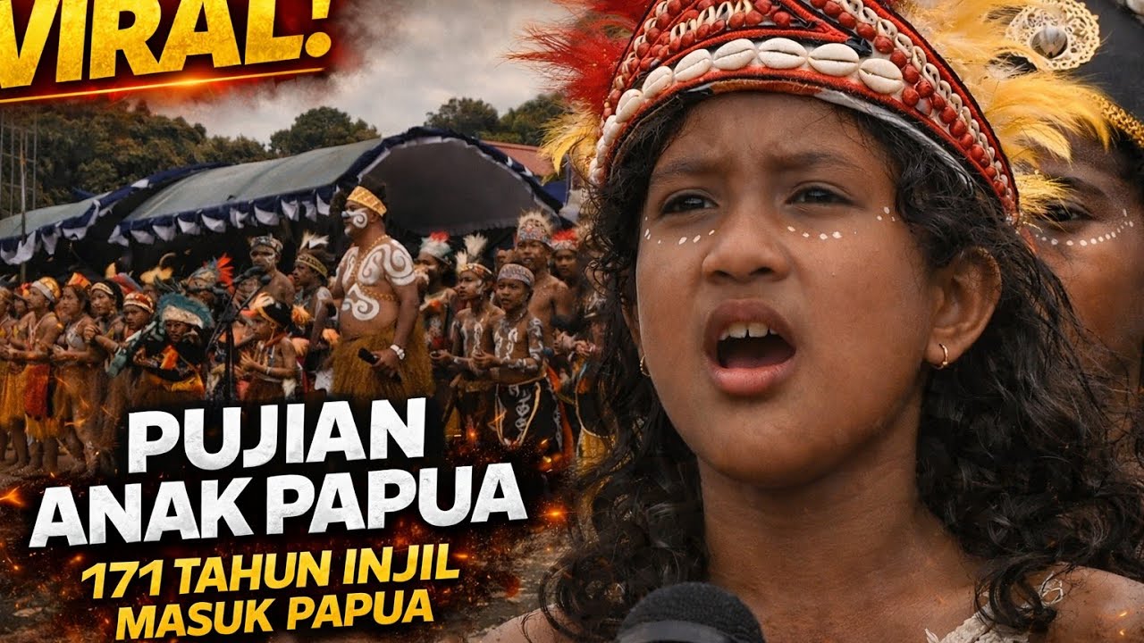 171 Tahun Injil Masuk Tanah Papua | Anak-Anak Papua Nyanyi | Penuh Sukacita
