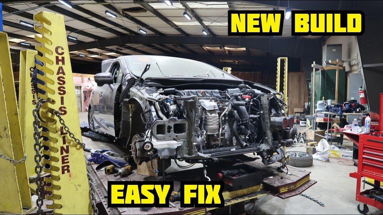 Rebuilding A Wrecked 2015 Honda Civic