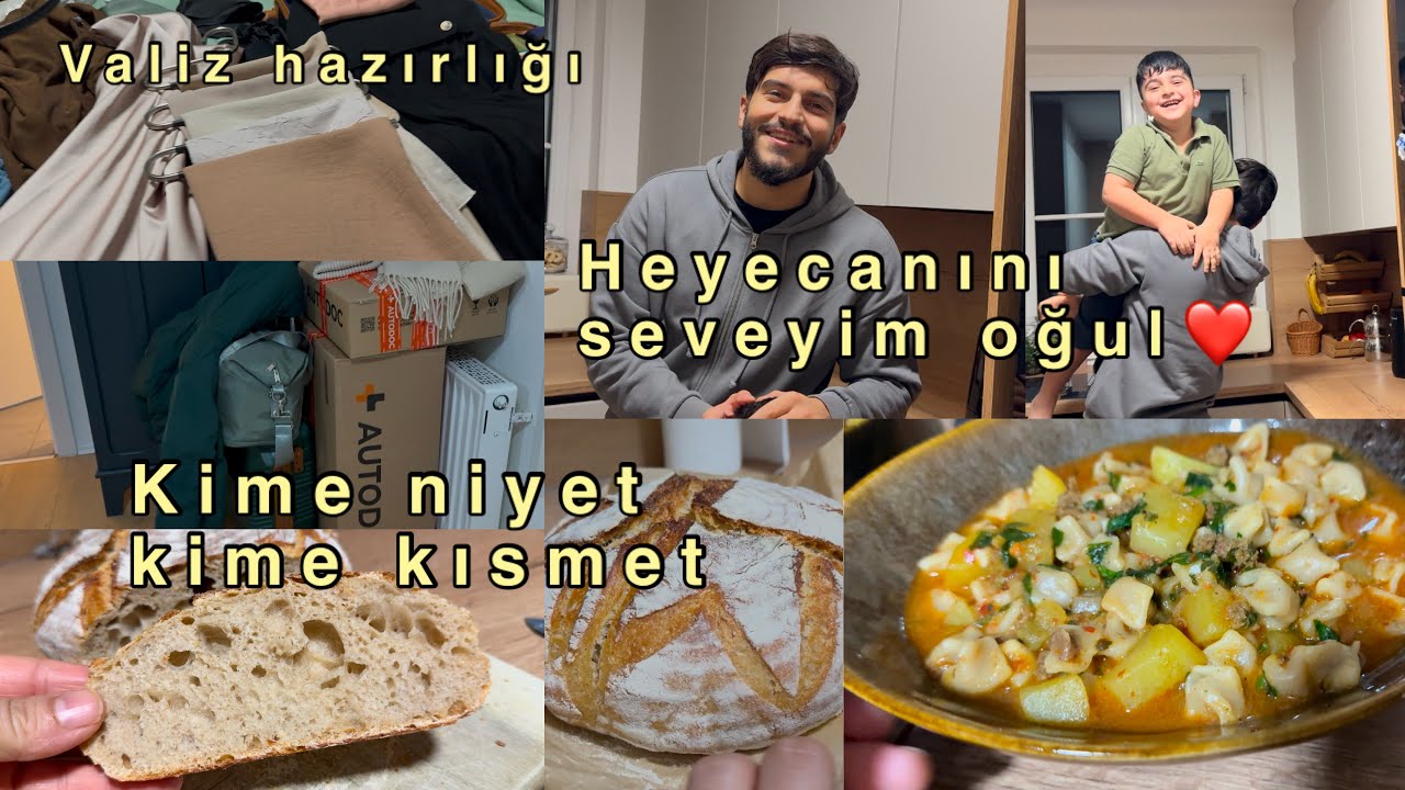 Hollanda’ya gidiyorum ablama/valiz hazırlıyorum ekmeyin kokusunu alan duramadı/kadirin heyecanı ❤️