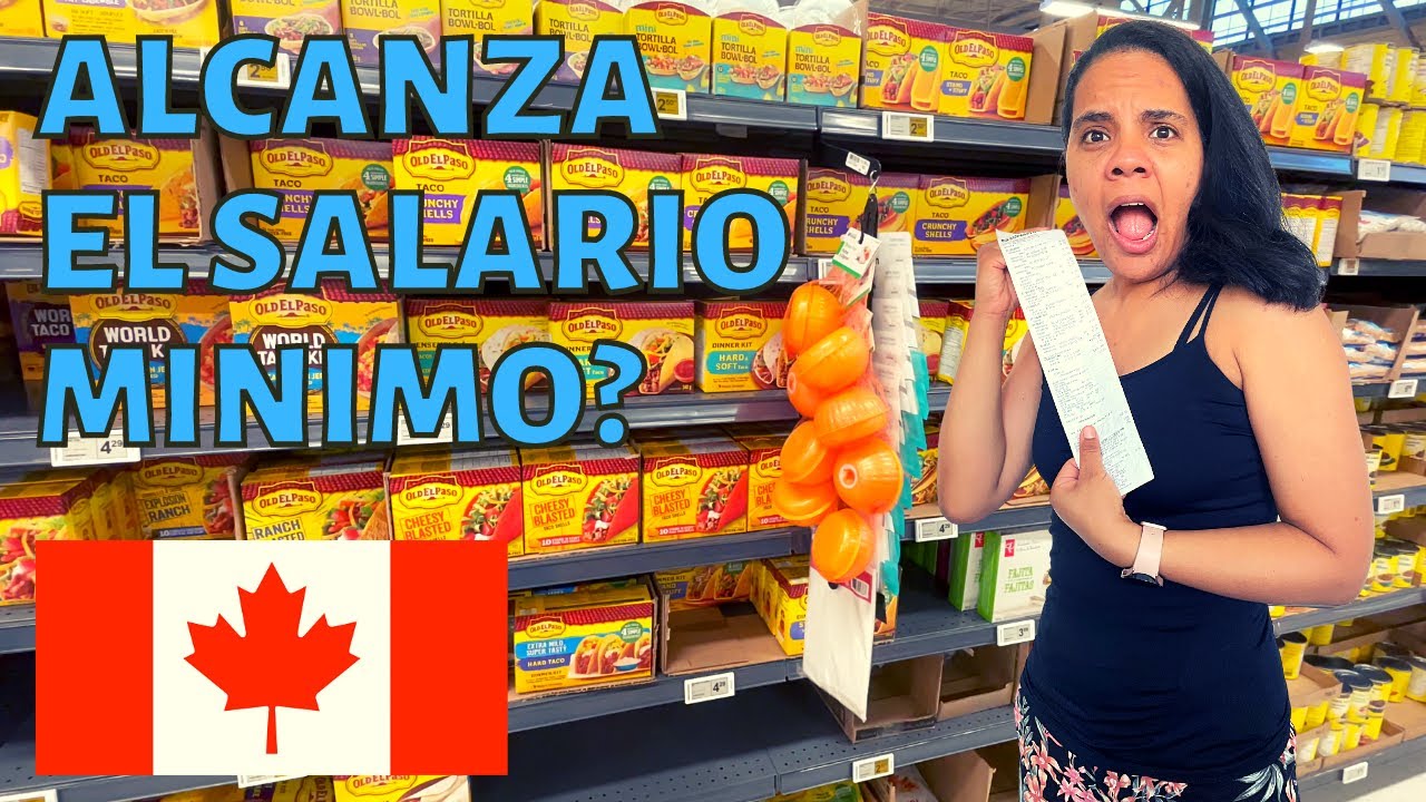 Costos de comida en supermercado en CANADA en 2023 - Ya NO alcanza el salario minimo en Vancouver BC