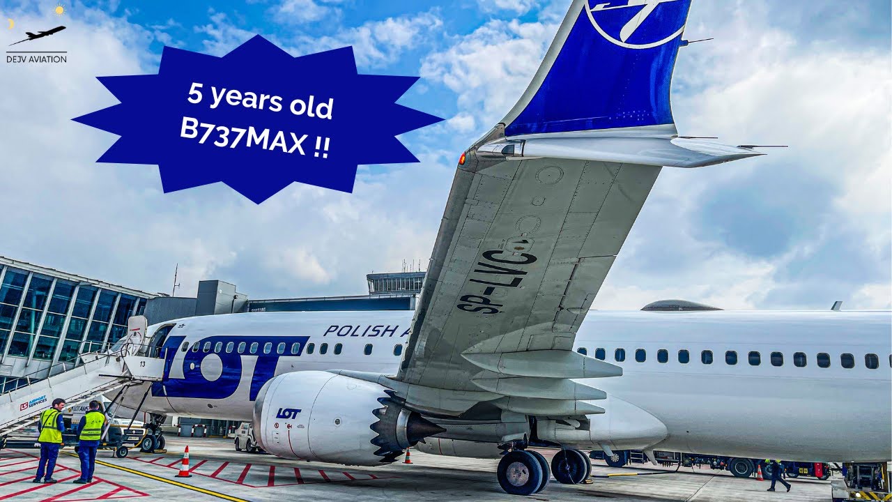 [4K] TRIP REPORT | Only 30min *B737MAX* journey :] | LOT Boeing 737 MAX 8 | Krakow to Warsaw Chopin