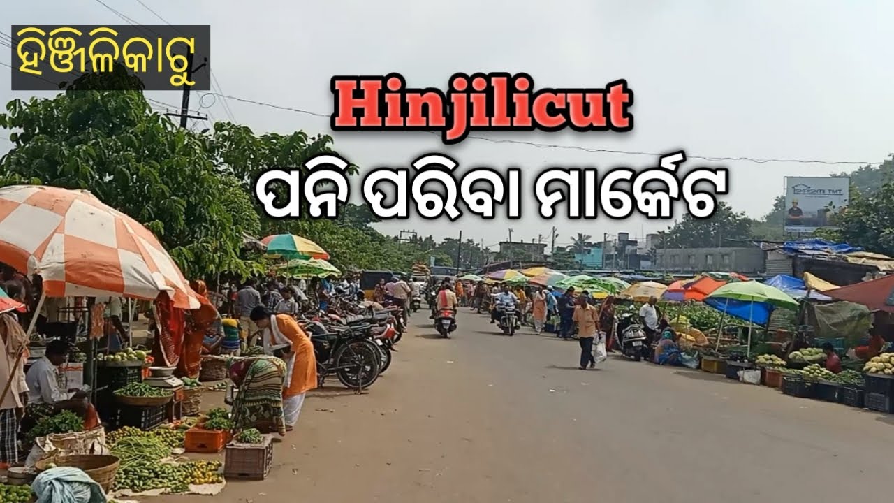 ପନିପରିବା ବଜାର ହିଞ୍ଜିଳିକାଟୁ | Hinjilicut Pariba Market | Vegetable Market, Hinjilicut ,Odisha |
