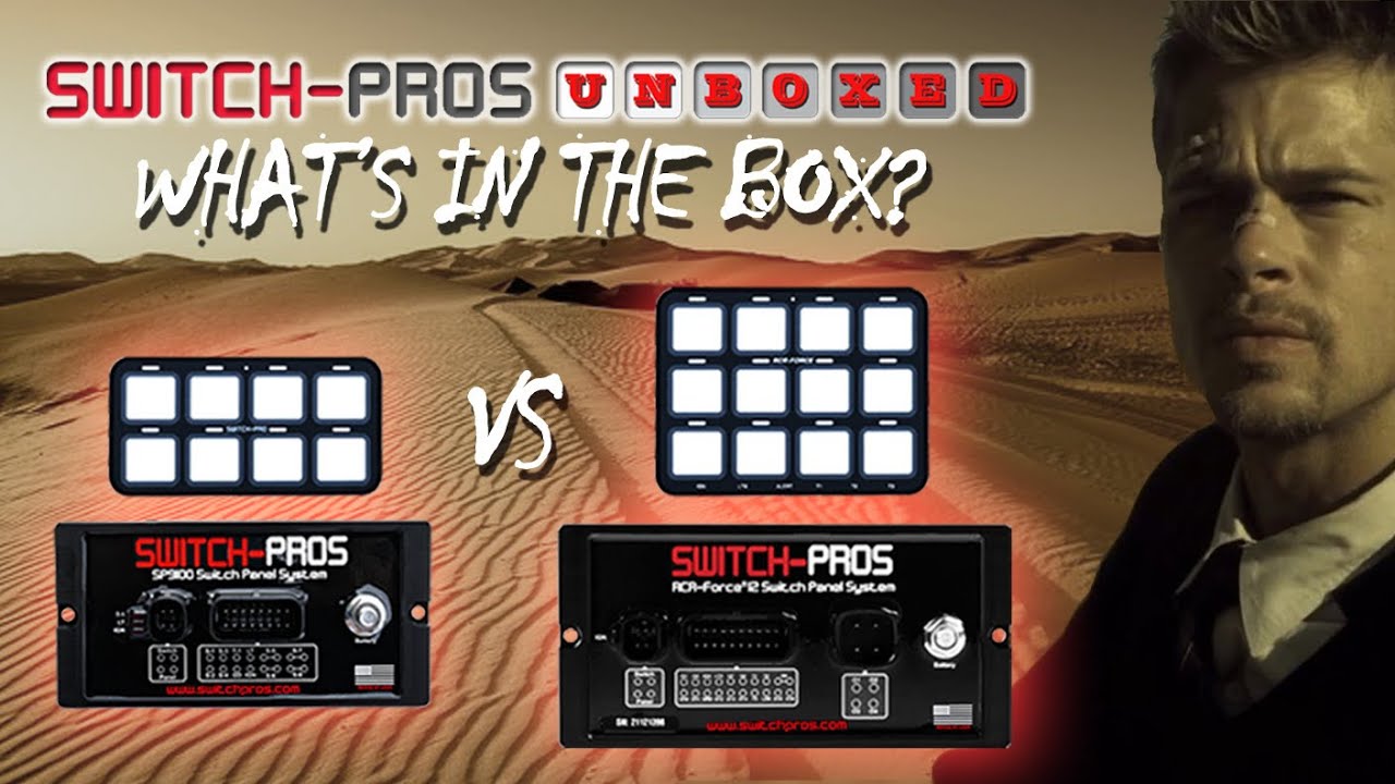 Switch-Pros SP9100 vs RCR-Force 12 What's in the box?