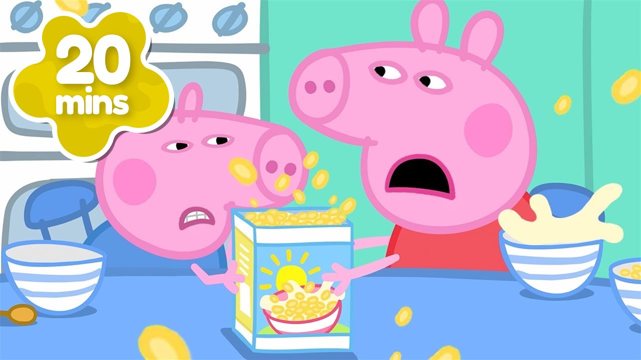 Cereal EXPLOSION! 🥣 George is in BIG Trouble 🚫 Peppa Pig Full Episodes | 20 Minutes