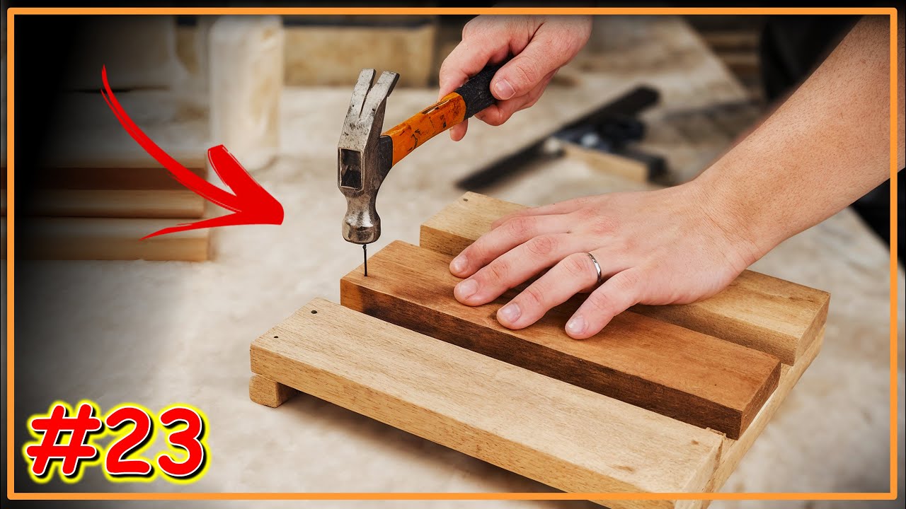 10 EINFACHE HOLZPROJEKTE FÜR ANFÄNGER (VIDEO #23) #Tischlerei #Holzprojekte