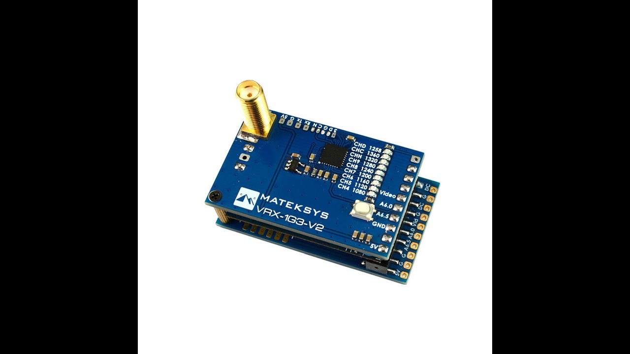 Matek System VRX 1G3 V2 1 2 1 3GHz 9CH FPV Receiver Video RC FPV Drone Long Range da Banggood
