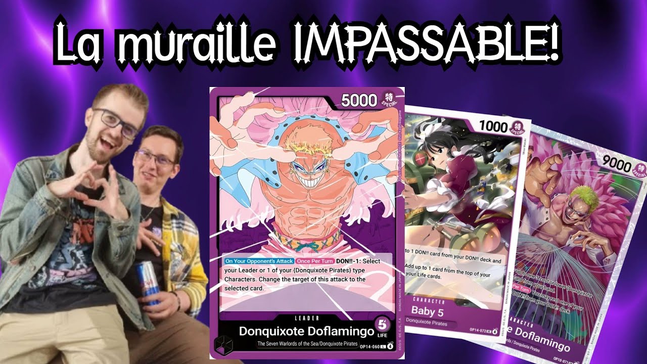 ON PART EN TOP 50 RANKED AVEC NOTRE COACH ARTHUR! Deck Tech Doflamingo OP14