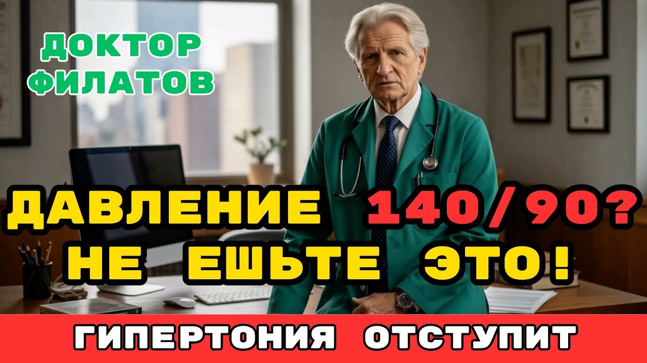 Тихий УБИЙЦА на вашей кухне: ваш СТАРЕЕТ от ЭТОГО ПРОДУКТА!  Гипертония отступит. Доктор Филатов