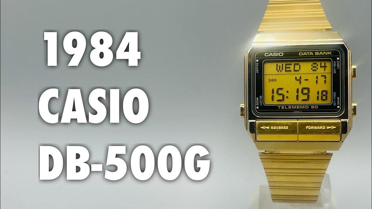 1984 Casio DB-500G rare watch in this amazing condition