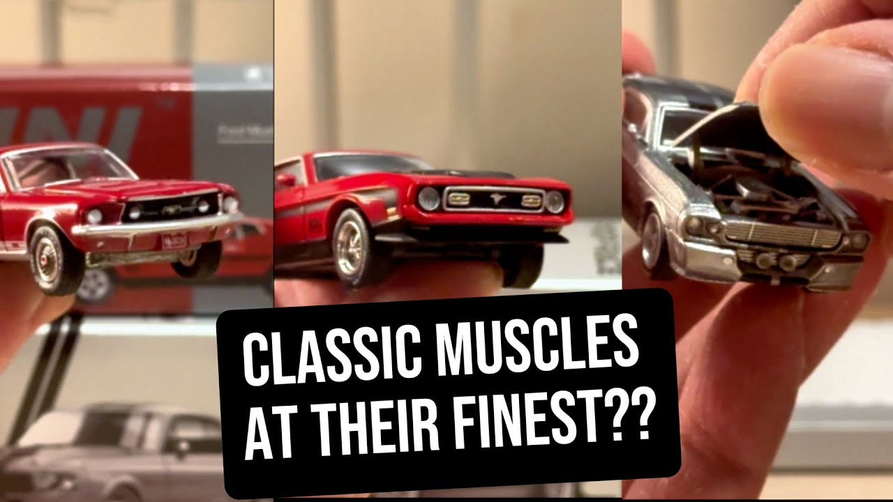I compared three vintage Mustangs in 1:64 scale: Auto World, Mini GT & Pop Race - which one is best?