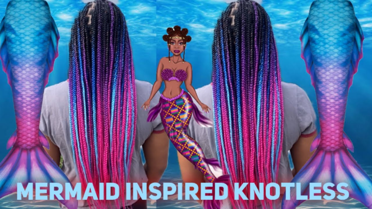 Mermaid Knotless Box Braids