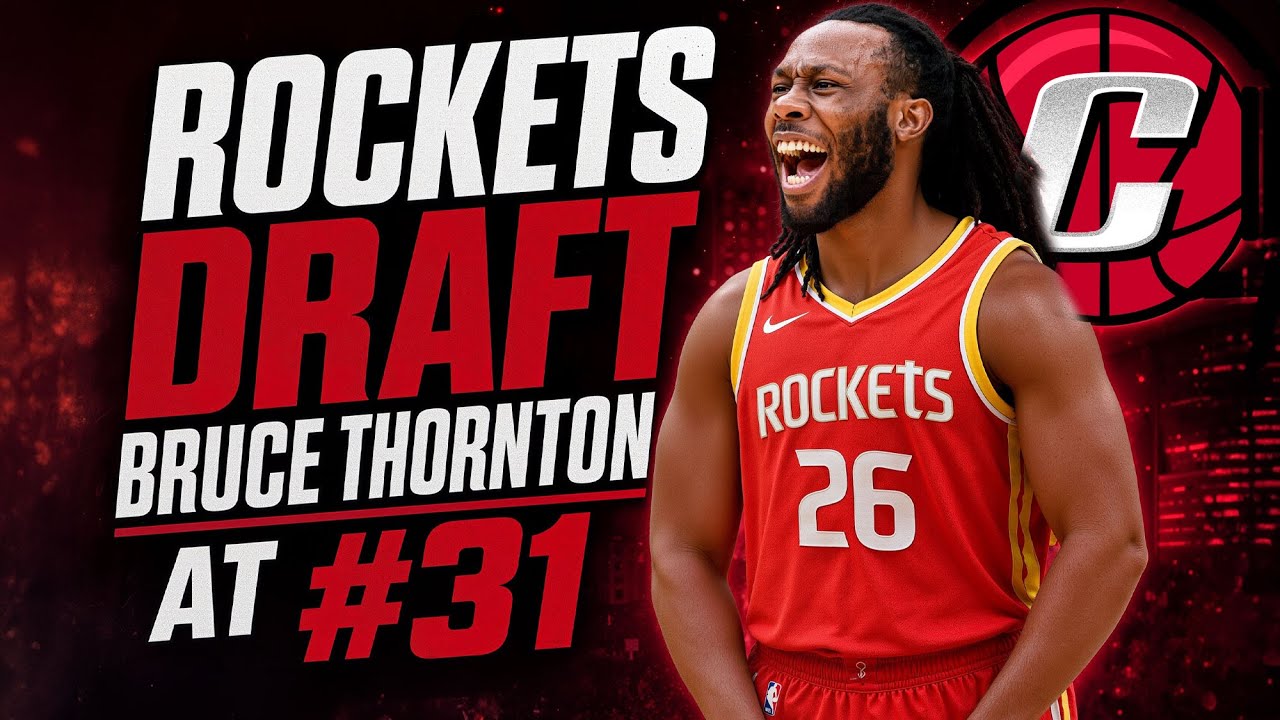 Rockets draft Ohio State guard Bruce Thornton | ClutchFans Live