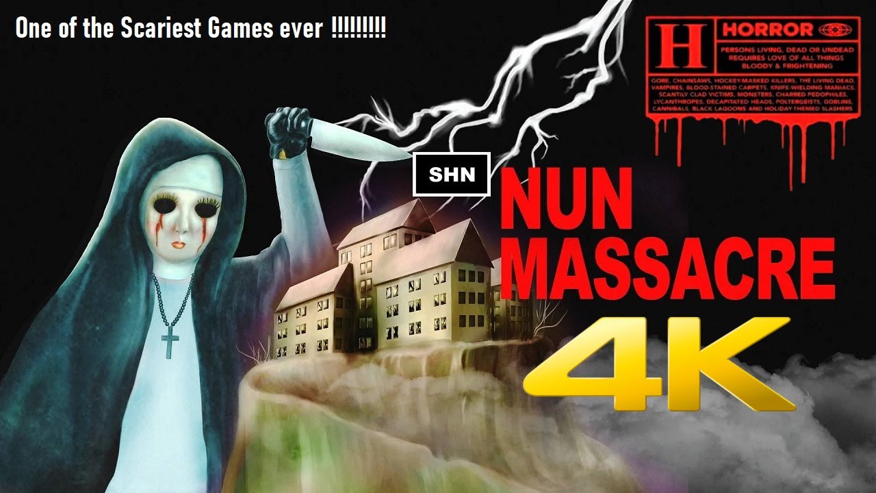 Nun Massacre 👻 4K/60fps 👻 Longplay Walkthrough Gameplay No Commentary
