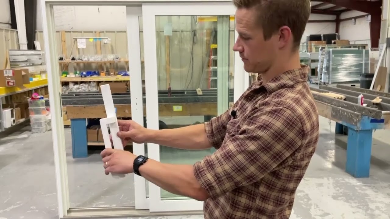 EnerLux Patio Door; Active Panel Installation