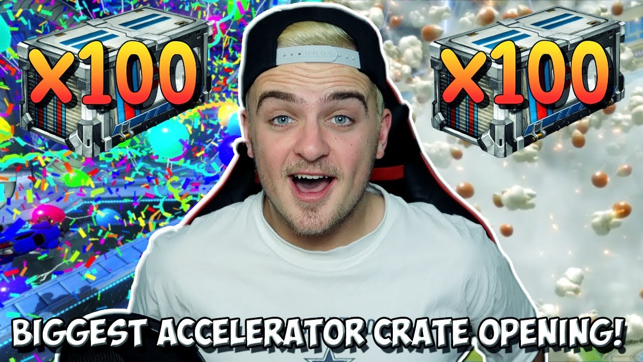 Более 100 новых ящиков с предметами из Accelerator Rocket League! | Раскрашенные экзотические пре...