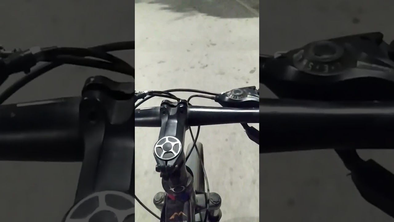 Riding a bicycle at night # Day 1 #automobile #mtb #ebike #cycling #bikelife