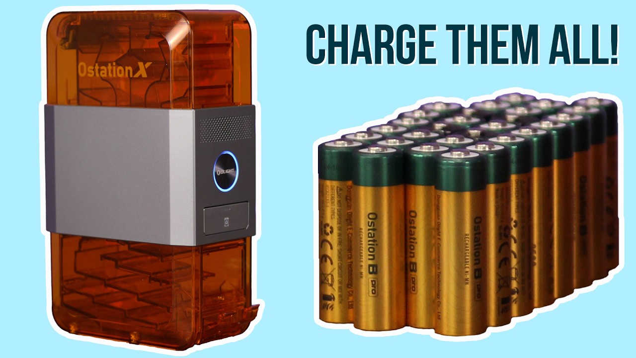 OLight Ostation X 3 in 1 AA Battery Charger: The Biggest and Best I've ever seen