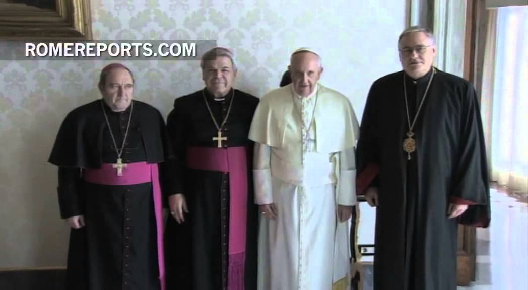 Pope jokes with Bulgarian bishops during \'ad limina\' visit