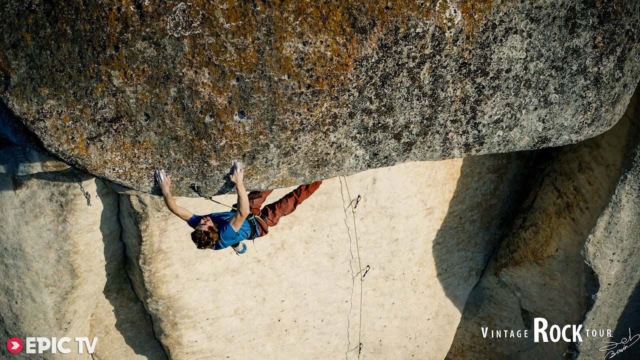 Seb Bouin Climbs HUGE Overhang - France's FIRST 8b (w/Ben Moon Cameo) | EpicTV Clips