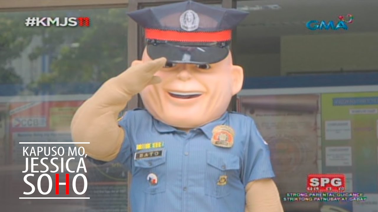 Kapuso Mo, Jessica Soho: Meet PO1 Bato, the PNP mascot