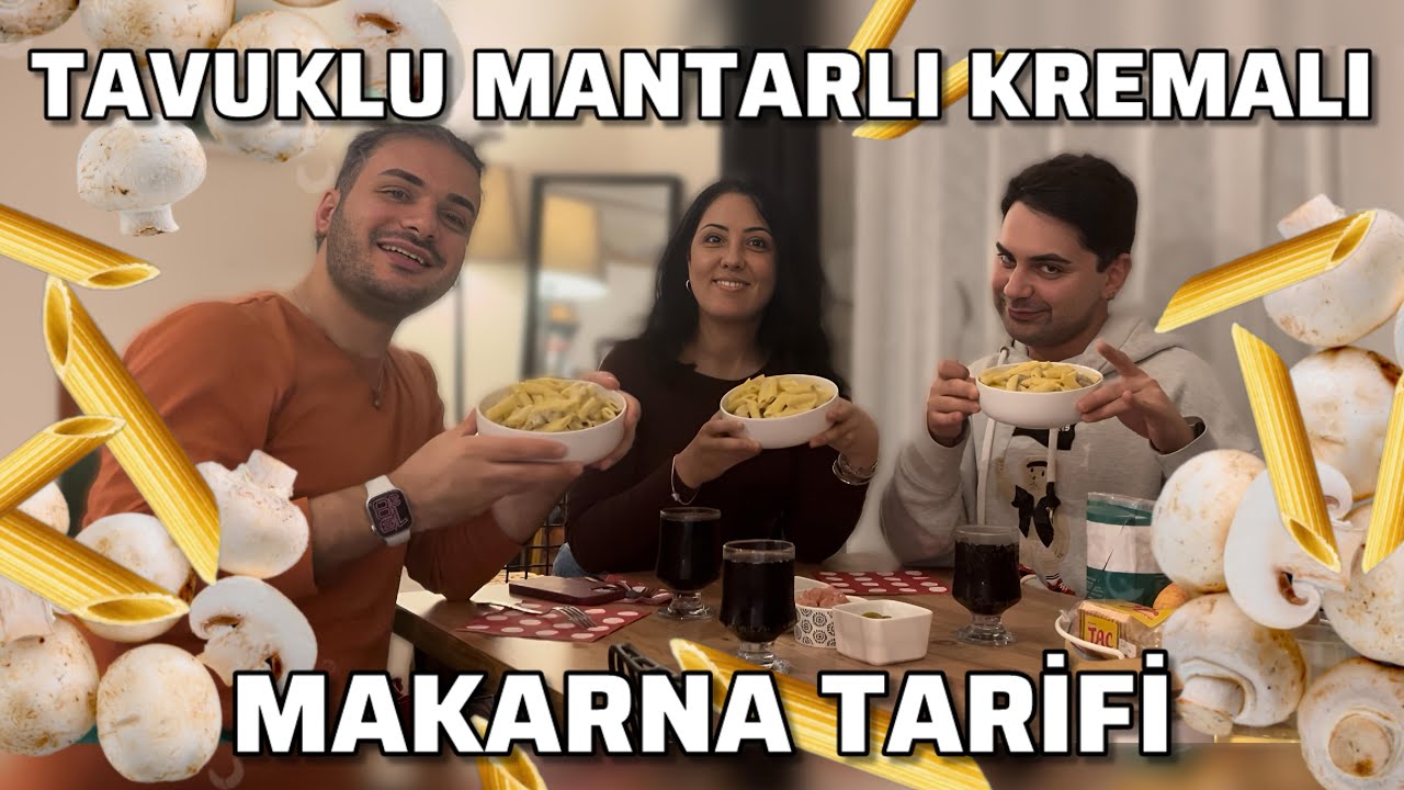 TAVUKLU MANTARLI KREMALI MAKARNA TARİFİ YİYEN BİR DAHA İSTİYOR! ŞEFLER BİLE ŞOKTA!
