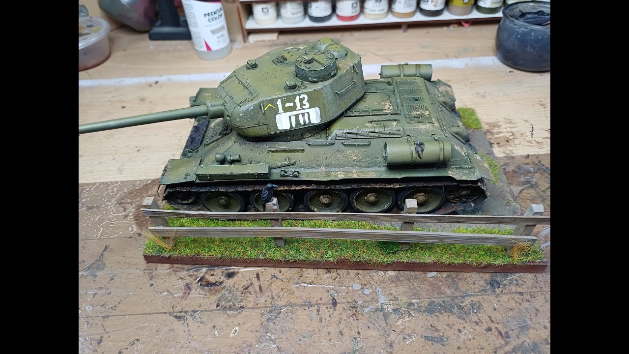 A quick and easy Diorama base for my T34