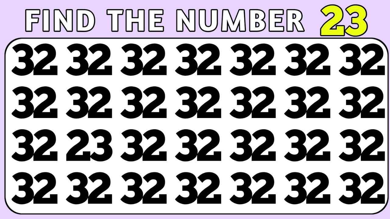 Find the Odd Number / Letter & Emoji Brain Edition | Observation Skills Accuracy
