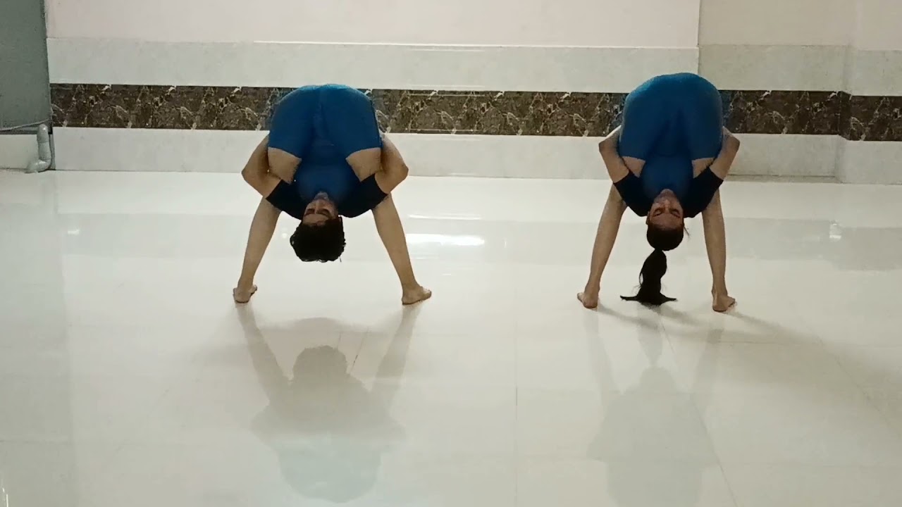 national level rhythmic pair yoga tournament NYSF | by cheshta shevkani and Payal tak | ek dantaya