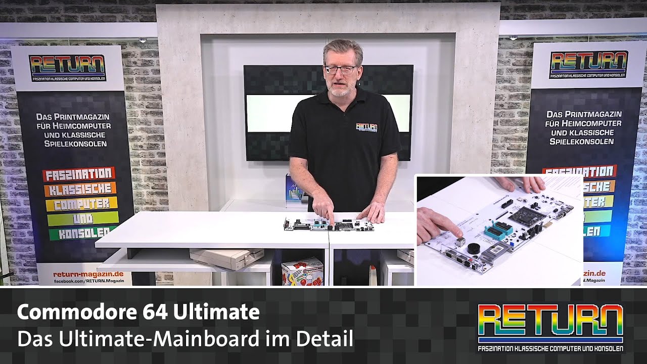 Commodore 64 Ultimate: Mainboard im Detail