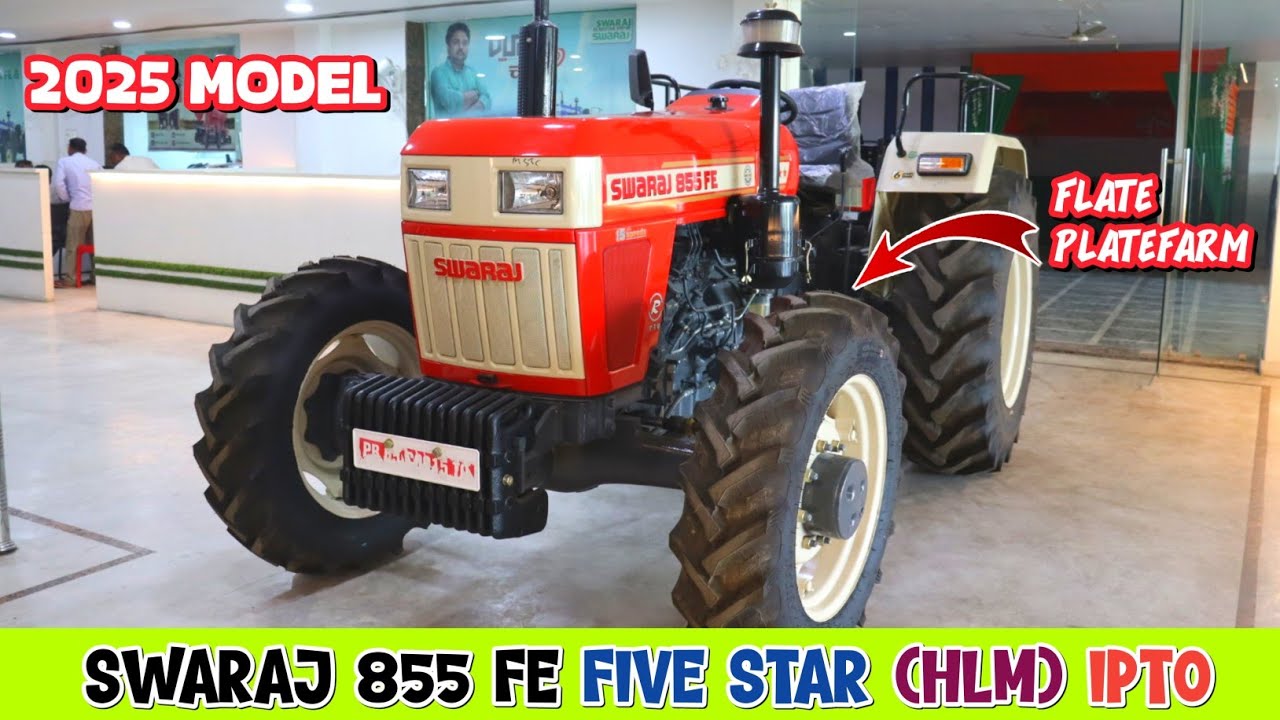 Swaraj 855 Fe Five Star 4wd High Low Medium iPTO  New Model 2025🔥| Full Features and Price✅