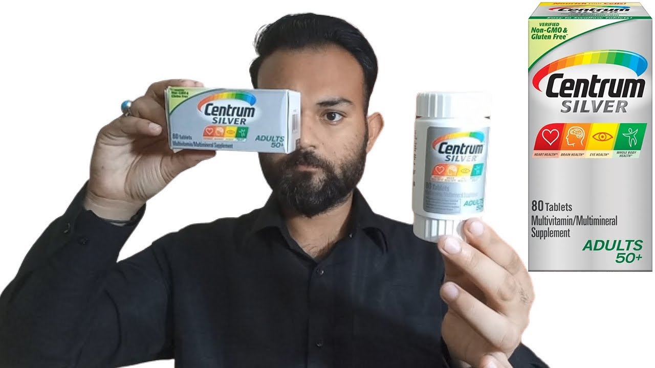 Centrum Silver 50 Plus Adults 80 Tablets | UnBoxing & Review | Multi Vitamin And Multi Minerals