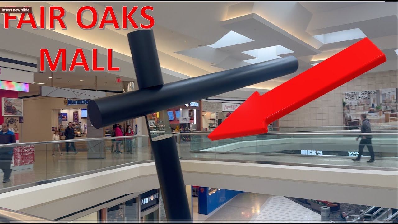 This  Was NOT Here During My Last Visit  To Fair Oaks Mall | Fairfax, Virginia | Slanted Cross