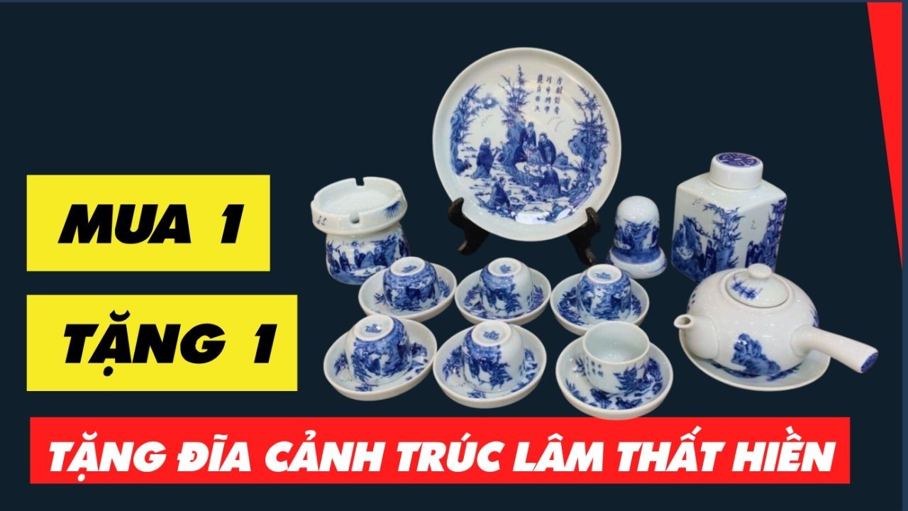 ẤM TRÀ BÁT TRÀNG - QUAI NGANG MEN LAM - TRÚC LÂM THẤT HIỀN - 0989 894 966