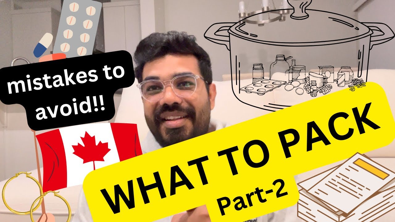 Things to Pack for Canada | Utensils , medicine and documents for Canada