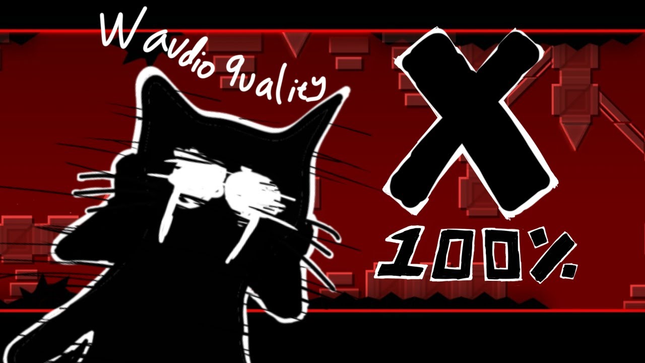 X (easy demon) by TriAxis | (mobile) 100% (2nd hardest!)